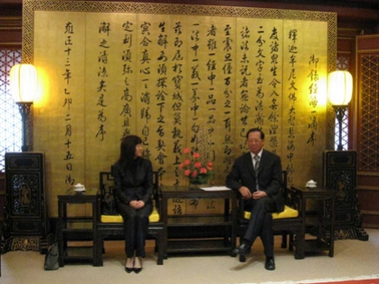 CT's courtesy call on Vice Chairman of the China National Tourism Administration (CNTA)