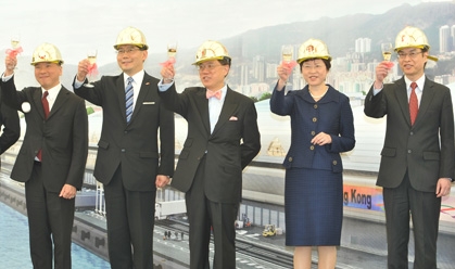 CE attends foundation stone laying ceremony for Kai Tak Cruise Terminal Building 3